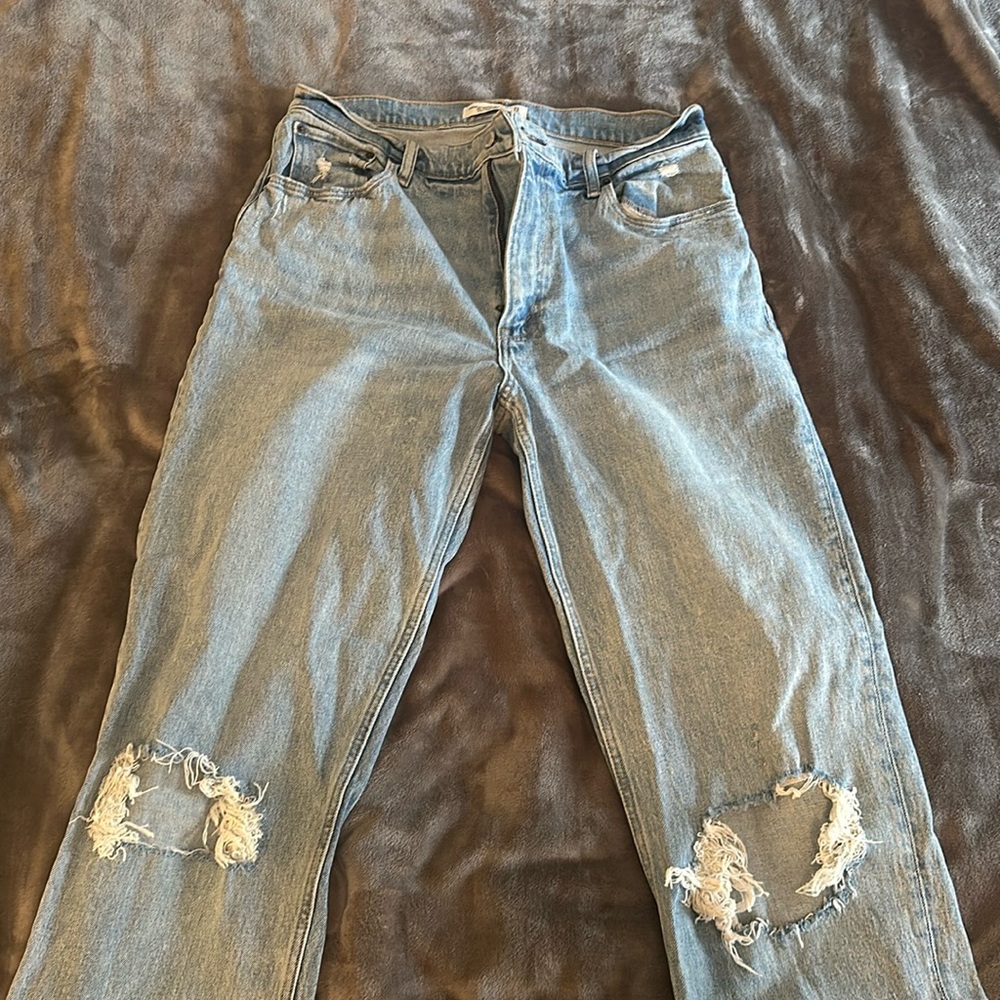 31 Tall (12L) Abercrombie & Fitch “Ultra High Rise 90’s straight” Jean